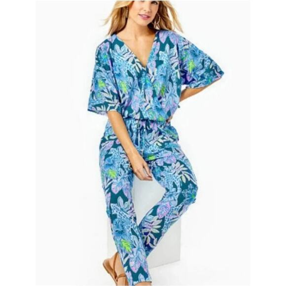 Lilly Pulitzer Merrick Jumpsuit XXS NWT - Picture 4 of 6